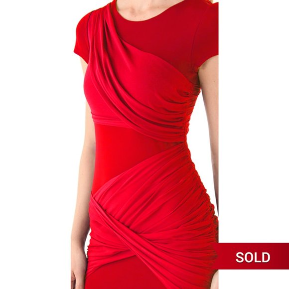 alice + olivia - Short Sleeve Goddess Dress - Picture 5 of 10